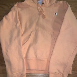 Peach Champion hoodie